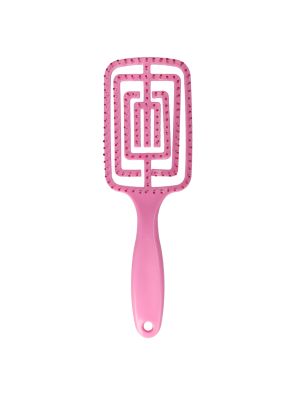Borstel Paddel Brush Roze met Nylon Pennen