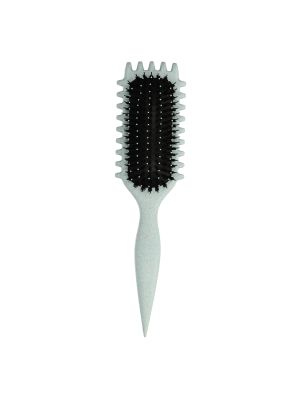 Curly Hair Brush Styling Blue Square