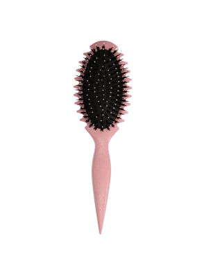 Curly Hair Brush Styling Pink Oval