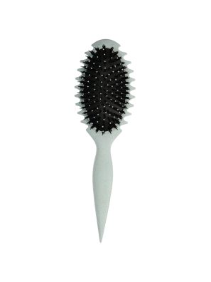 Curly Hair Brush Styling Blue Oval