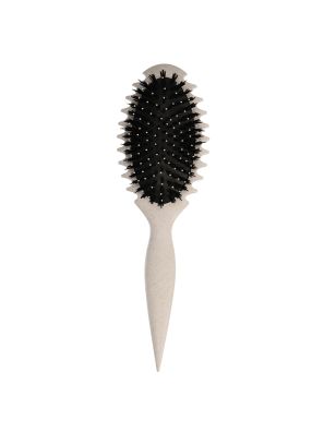 Curly Hair Brush Styling Grey Oval