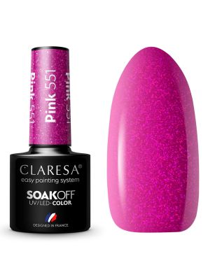 Claresa UV/LED Gellak 5ml Pink 551 Classic Look