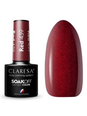 Claresa UV/LED Gellak 5ml Red 439 Warm Feelings