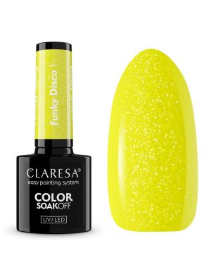 Claresa UV/LED Gellak 5ml Funky Disco 1 Yellow Groove