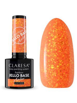 Claresa Rainbow Jello Base Coat Amber 5ml