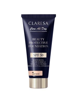 Claresa Beauty Protective Foundation SPF 50 1W Light Warm 30ml