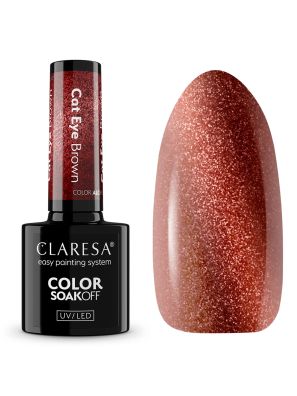 Claresa UV/LED Gellak 5ml Color Alchemy - Cat Eye Brown