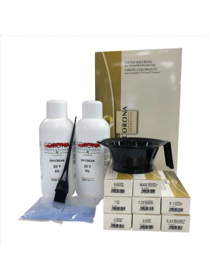 Pack d'essai de couleurs Corona avec charte de couleurs