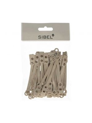 Sibel Wikkel Elastiekjes 50st. Plat/lang