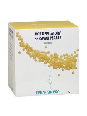 Sibel Perles d'épilation à la cire d'abeille chaude 1kg. Jaune Tous types de peau