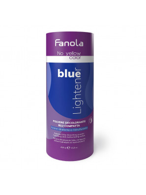 Fanola No Yellow Color Blue Lightener Powder 450gr.