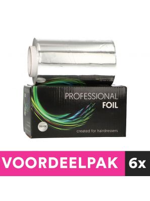 Feuille d'aluminium argentée 12cm x 100m 20MU Advantage pack