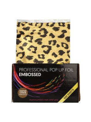 Folie Aluminium Voorgesneden Panter Chique Embossed 13x27cm 15MU 500st.