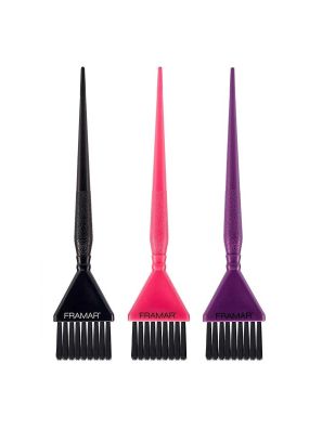 Framar Triple Threat Brush Set 3st.