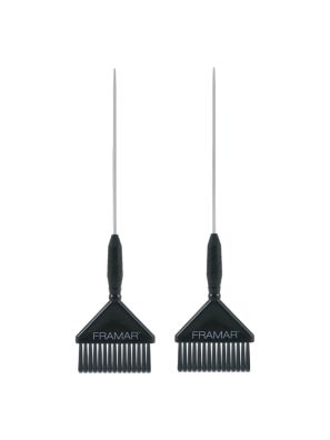 Framar Big Daddy Pintail Brush Set 2st. Black
