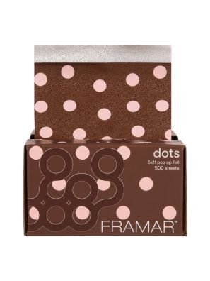 Framar Polka Dots Chocolate Pop Up Folie 500 Sheets