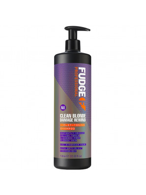 Fudge Clean Blonde Damage Rewind Violet Shampooing 1000ml