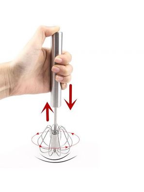 Mélangeur de couleurs Fouet Métal Argent Semi-Automatique