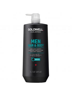 Goldwell Dualsenses For Men Hair &amp; Body Shampoo 1000ml
