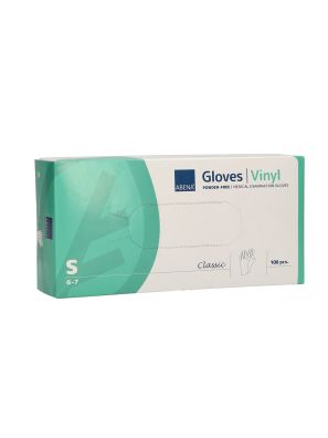 Abena Gants en vinyle non poudrés Taille petite 100 pièces
