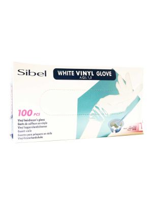 Sibel Vinyl Handschoenen Maat Large 100 stuks Wit