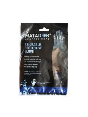 Matador Poedervrije Herbruikbare Handschoenen Goud Maat 6.5 2 Stuks