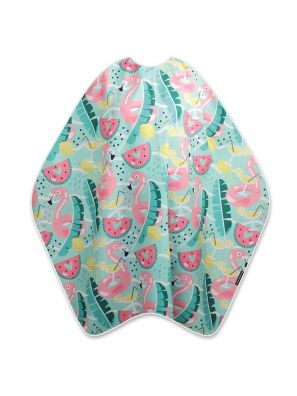 Serviette de bain à capuche Trend Design Recycape Pink Flamingo 135x150cm