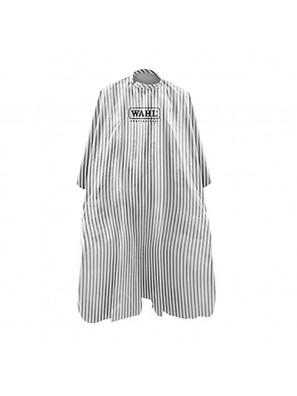 Wahl Barber Kaplaken Wit Met Zwarte Strepen 148x153 cm