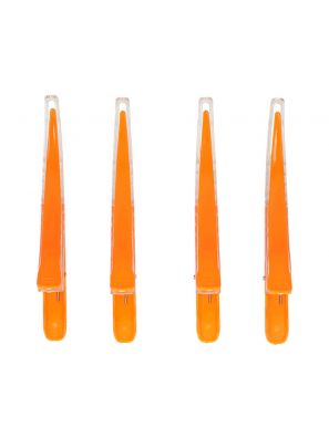 Klem Ganzebek 4 stuks Oranje