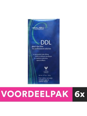 6 Pièces Malibu C DDL XL Direct Dye Lifter 20gr. Paquet avantageux
