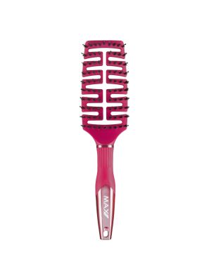 Max Pro Detangler Brush Burgundy Beauty