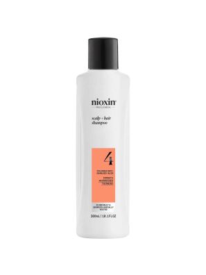 Nioxin System 4 Scalp + Hair Shampoo Treated Progressed Thinning 300ml