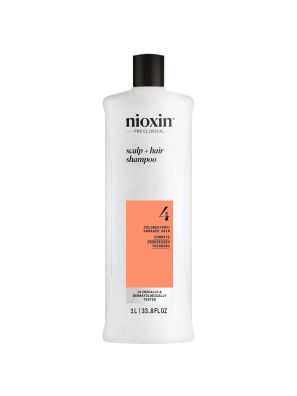 Nioxin System 4 Scalp + Hair Shampoo Treated Progressed Thinning 1000ml