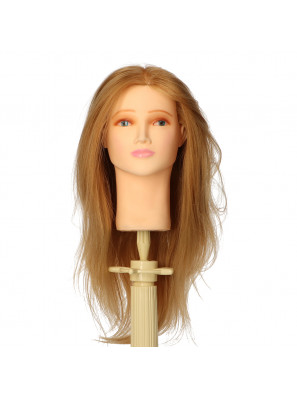 Beaux Cheveux Oefenkop Dames Michelle Gemixt Haar Blond