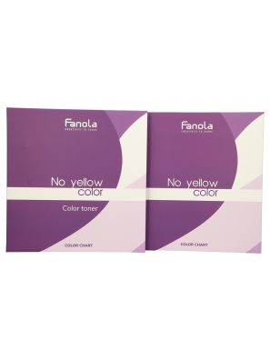 Fanola Colour Chart No Yellow Colour and Toner (charte des couleurs)