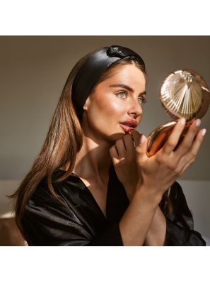 Beauty Pillow Luxury Silk Glam Band Black