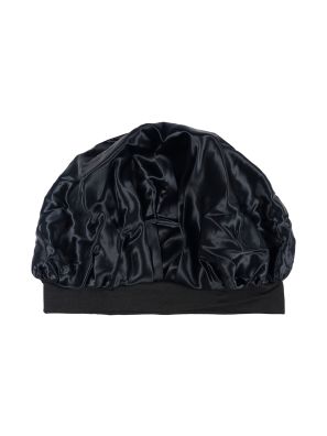 Beauty Pillow Luxury Silk Bonnet Black