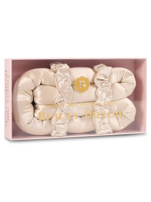 Beauty Pillow Luxury Silk Heatless Curls Champagne