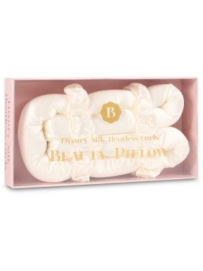 Beauty Pillow Luxury Silk Heatless Curls Pearl