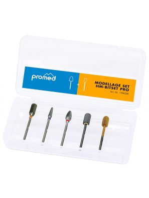 Promed Nail Milling Bit Modelling Set HM Bit Set Pro 5pcs.