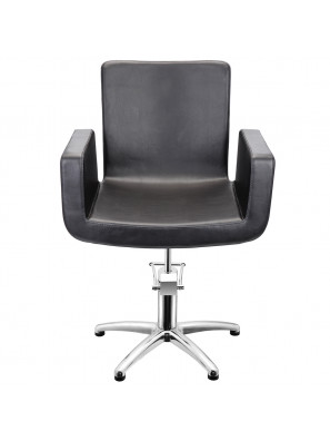 Sibel Kappersstoel Attractio Zwart met 5 Stervoet