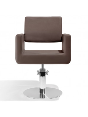 Sibel Kappersstoel Felicitas Bruin met Ronde Voet