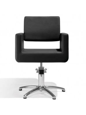 Sibel Kappersstoel Felicitas Zwart met 5 Stervoet