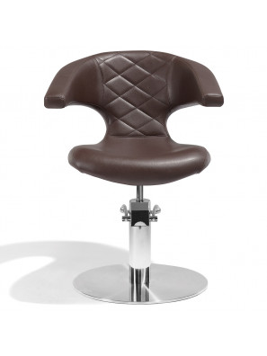 Sibel Kappersstoel Sensualis Bruin met Ronde Voet