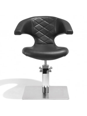 Sibel Kappersstoel Sensualis Zwart met Vierkante Voet