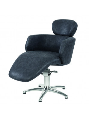 Sibel Kappersstoel Ariana Zwart met 5 Ster Voet