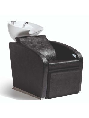 Sibel Wasbak Elegantia Relax Black Croco met Vaste Stoel