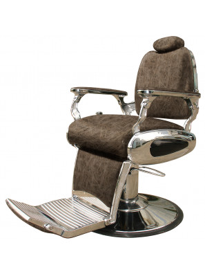 Barburys Arrow Barberstoel Retro Bruin met Hydraulische Pomp