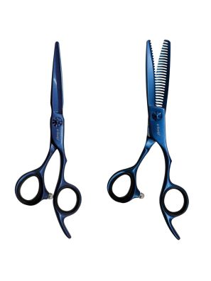 E-Kwip+ Ciseaux de coiffure Neptune Set 5.75 + 6.0 Effileer