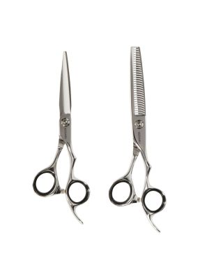 Kessaku Hairdressing Scissors Japanese Steel Set 403 5.5 + 405 6.0 Effileer